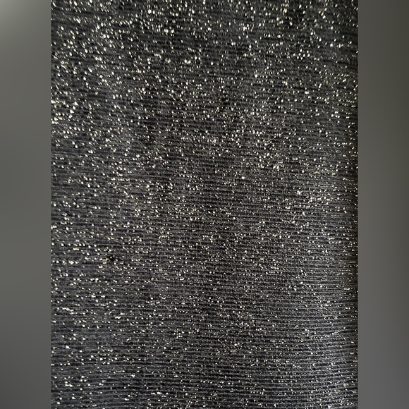 Navy and Silver Sparkle Low Back Mini Dress - Picture 2 of 6